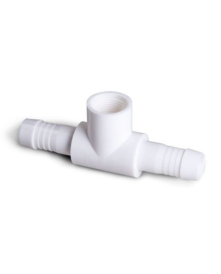 TEE COMBINADA ROSCA INTERIIOR PLASTICO 1/2 X 3/8