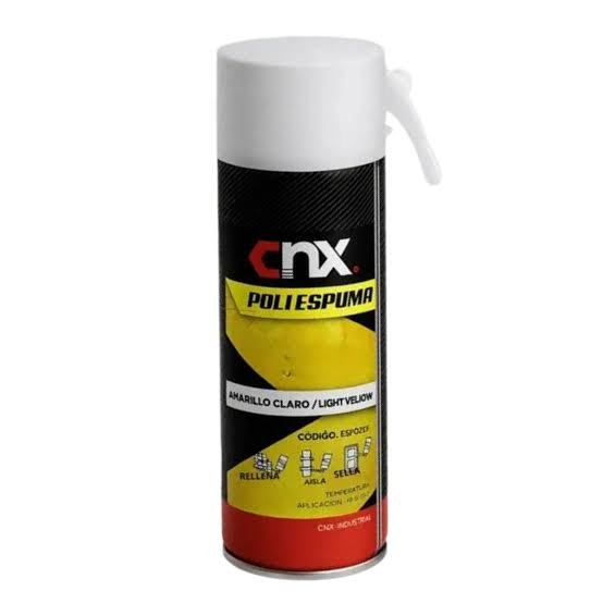 ESPUMA DE POLIURETANO 745 gramos AMARILLO CLARO