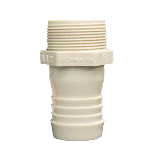 ADAPTADOR MACHO INSERCION PLASTICO 1 1/4