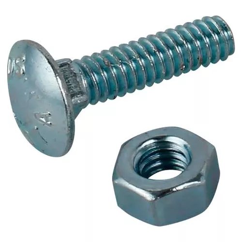 TORNILLO GALVANIZADO 5/16" X 1 1/4" CON TUERCA