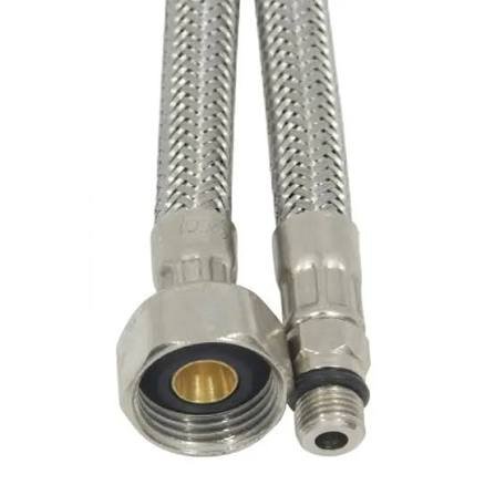 CONECTOR FLEXIBLE COFLEX AL-M40 1/2 FIP X M10 40CM ACERO PREMIUM PARA MEZCLADORA IMPORTACIÓN