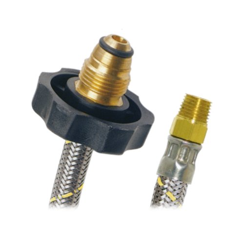 CONECTOR FLEXIBLE PIGTAIL COFLEX AG-Y35 1/4M X 7/8IZQ. X 35 CM ACERO PARA GAS