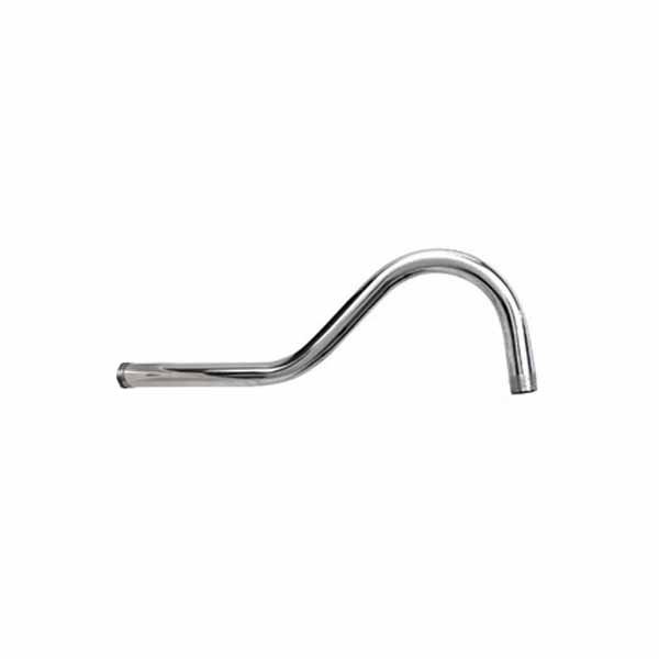 BRAZO PARA REGADERA RECTO Y CURVO "TIPO L" 50CM X 1/2 ACERO LIGERO CROMADO