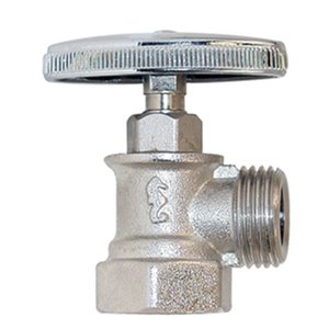 LLAVE DE CONTROL ANGULAR DE LATON ROSCABLE 1/2X1/2 S/TUERCA