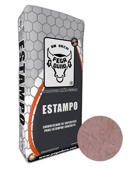 ESTAMPO ENDURECEDOR ESTAMPAR CONCRETO 10KG ROSA