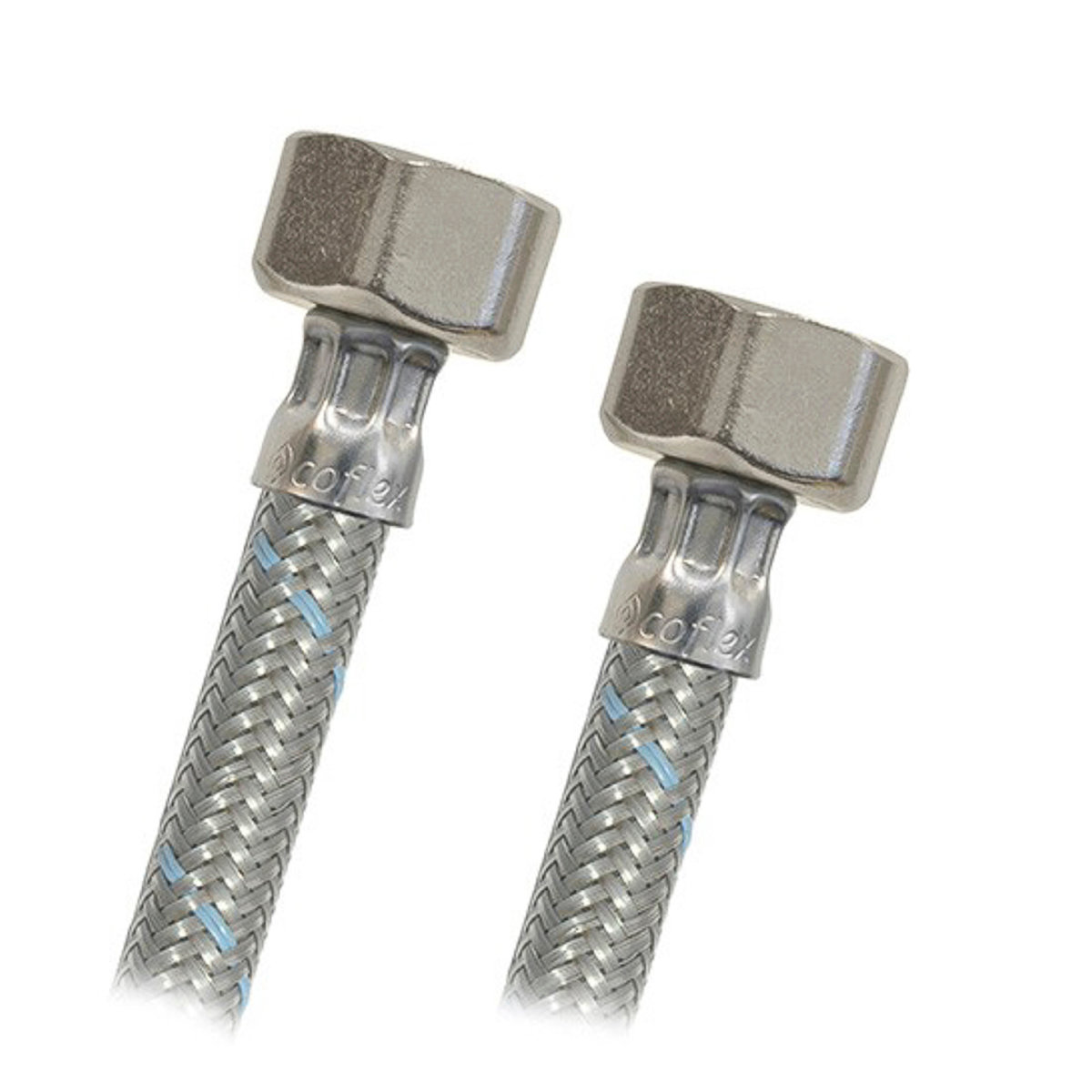 MANGUERA COFLEX ACERO INOX. FREGADERO 1/2X1/2X50