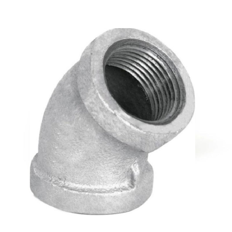 CODO GALVANIZADO DE 45° X 1 1/2"