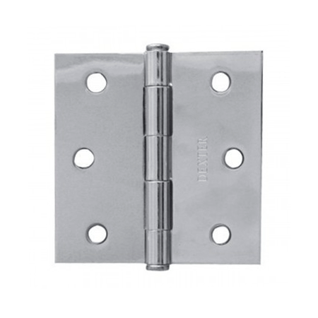 BISAGRA ACERO PULIDO DEXTER A GRANEL S/TORNILLO 3X3