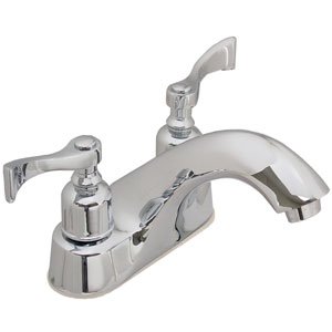 MEZCLADORA P/LAVABO 4 LATON CIERRE 90
