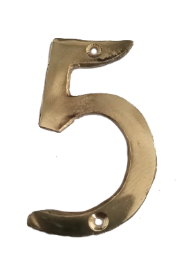 NUMERO DE BRONCE 5